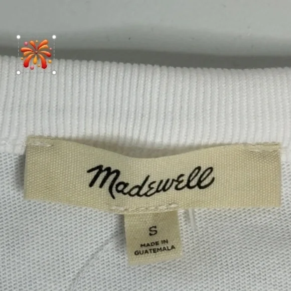 Madewell White Short Sleeve Tee - Picture 3 of 3